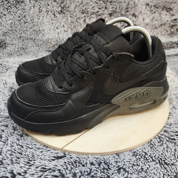 Nike AIR MAX EXCEE Black Dark Grey Athletic Sneakers Men's Size 8 - Picture 4 of 9